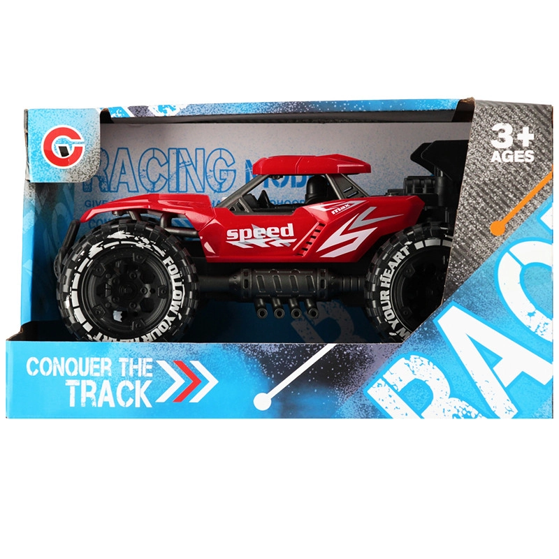 Terénní auto s pohonem pull-back, světlem a zvukem