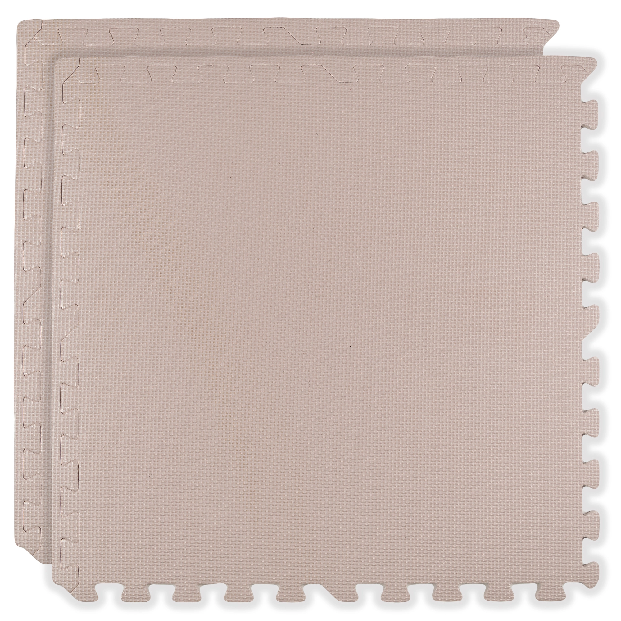 Pěnová podložka HUMBI 120 × 60 cm – velké voděodolné pěnové puzzle, bezpečné, 2 ks, světle růžová