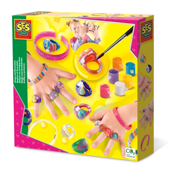 SES Malování módních prstýnků a náramků