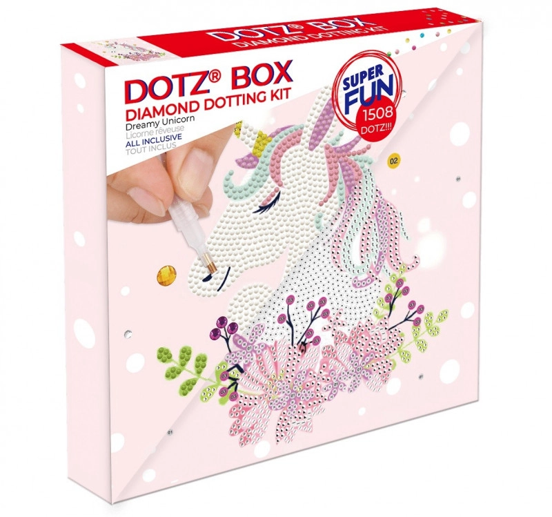 Levně Diamond Dotz jednorožec dreamy – sada na diamantové malování