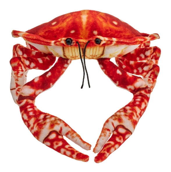 Plyšový krab oranžový 26 cm Beppe ZOO