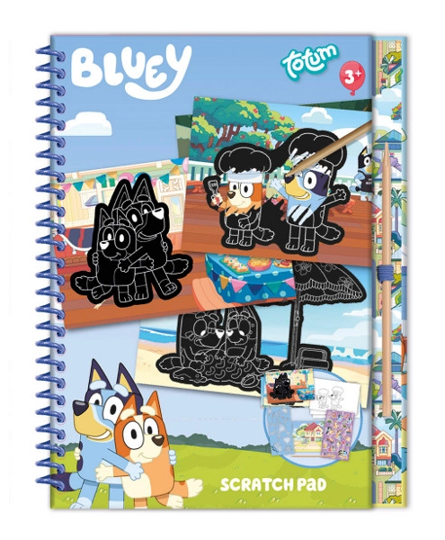 Totum Bluey Škrabací obrázky