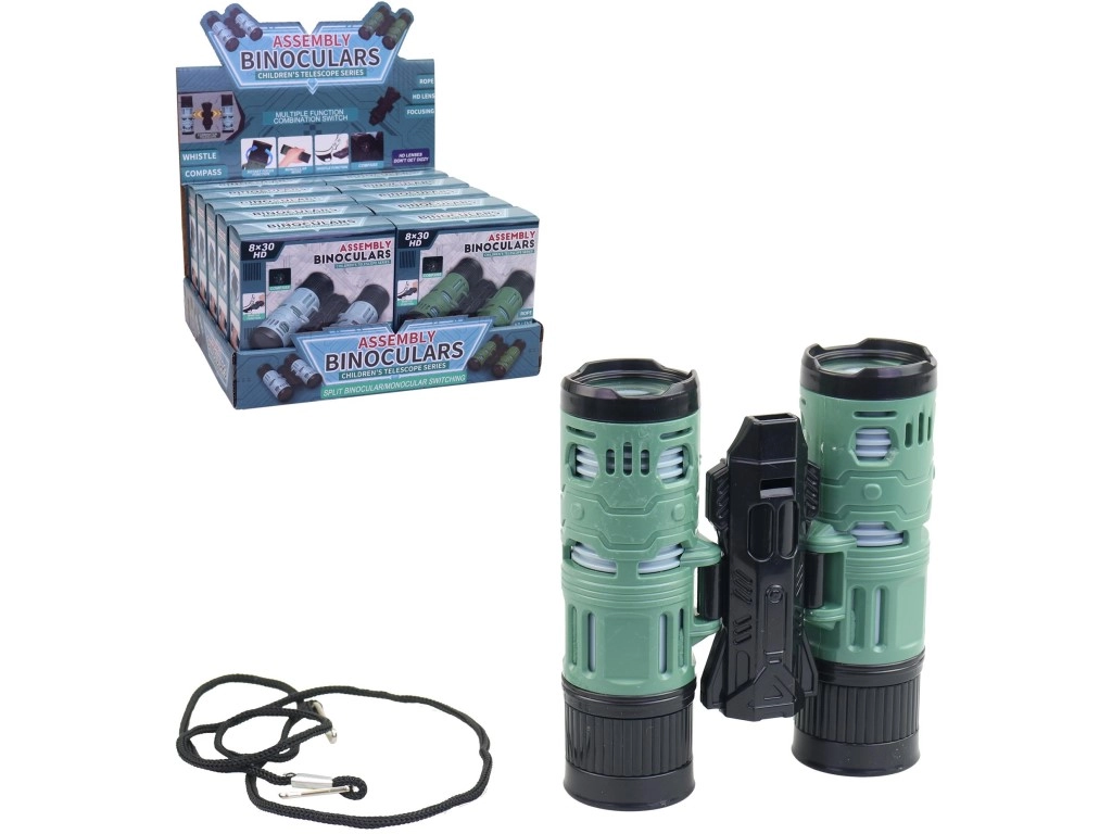 Dětský plastový dalekohled v display boxu (10 ks)