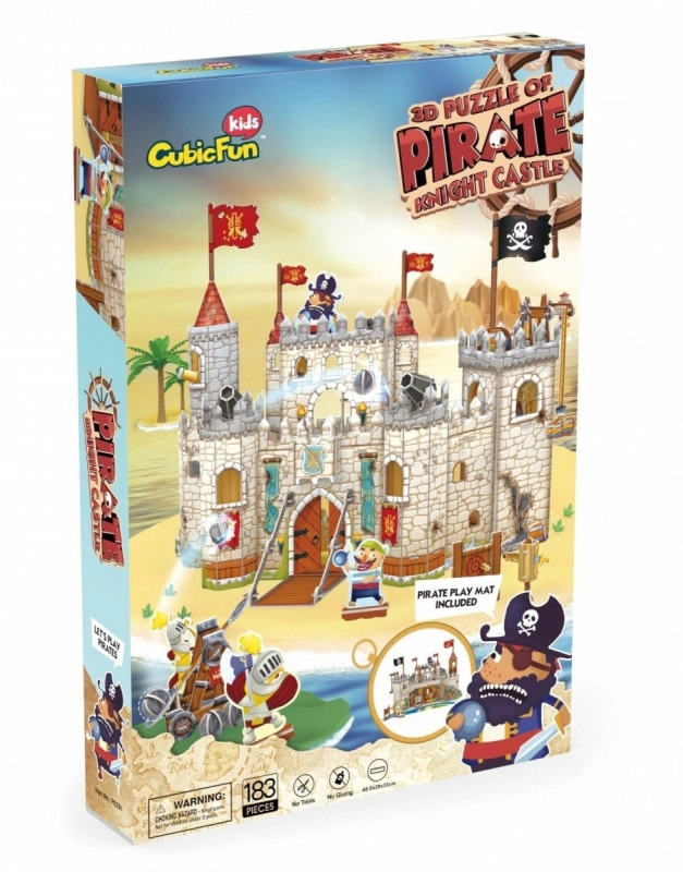 Levně CubicFun 3D puzzle Pirátský hrad 183 ks