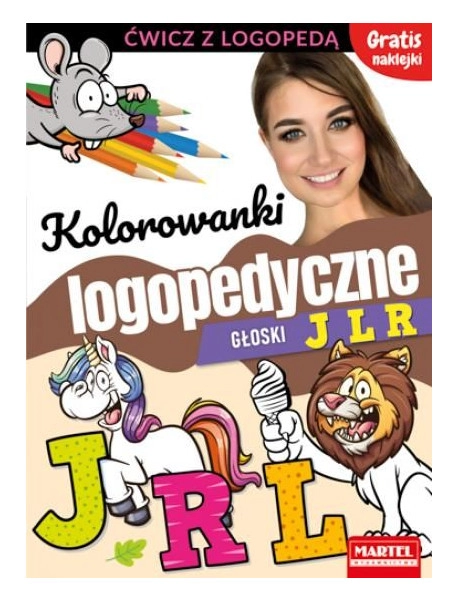 Logopedická omalovánka Hlásky J L R
