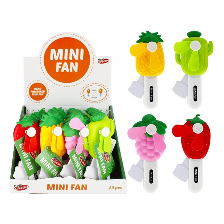 Ruční mini ventilátor ovoce pro děti MEGA CREATIVE
