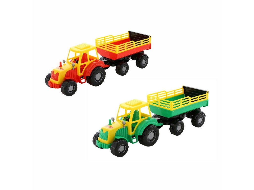 Traktor Altaj s přívěsem