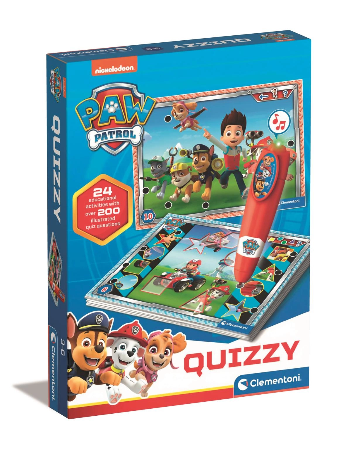 Clementoni Quizzy vzdělávací hra PAW PATROL s interaktivním perem