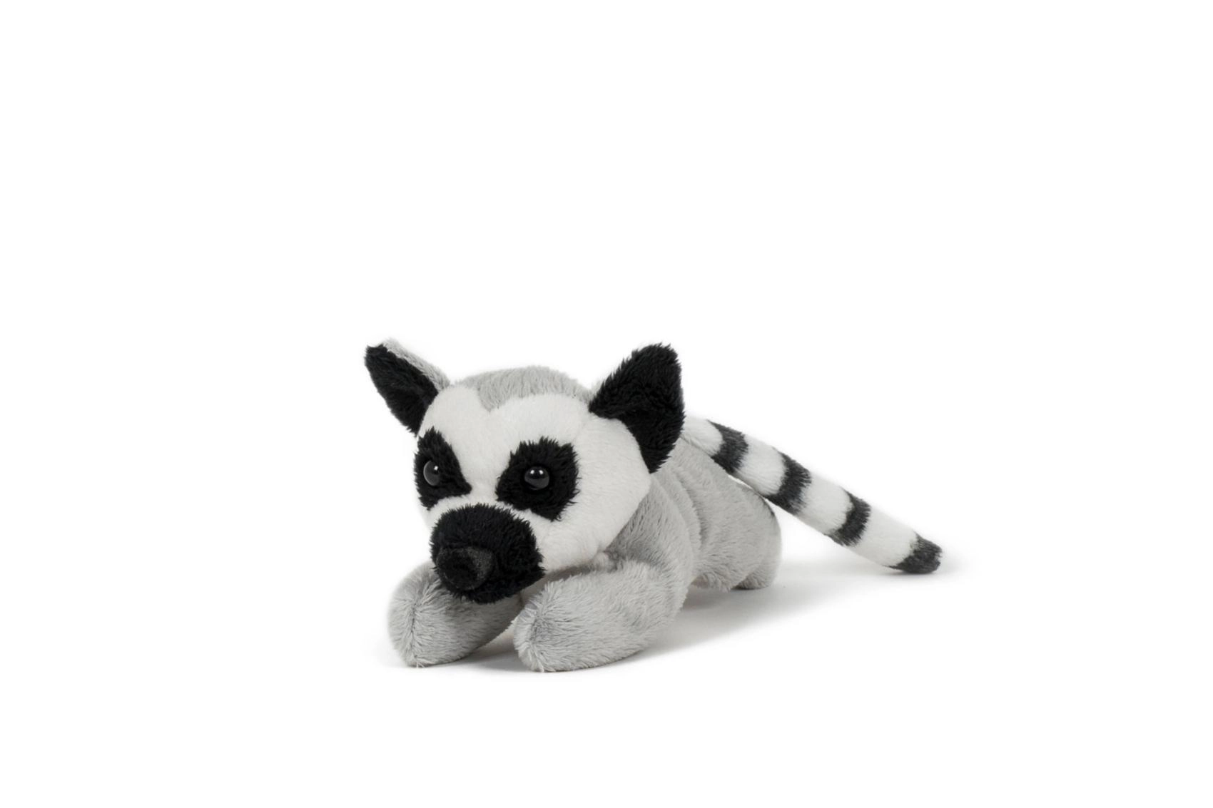 Plyšový lemur kata ležící 18 cm