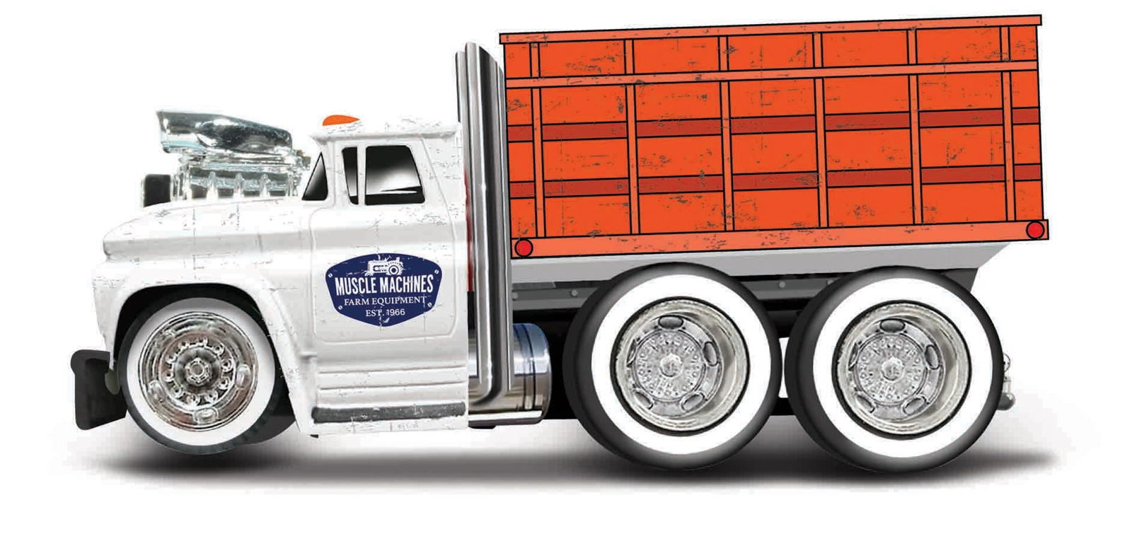 Levně Maisto Work Rigs 1966 Chevrolet C60 Grain Truck 1:64
