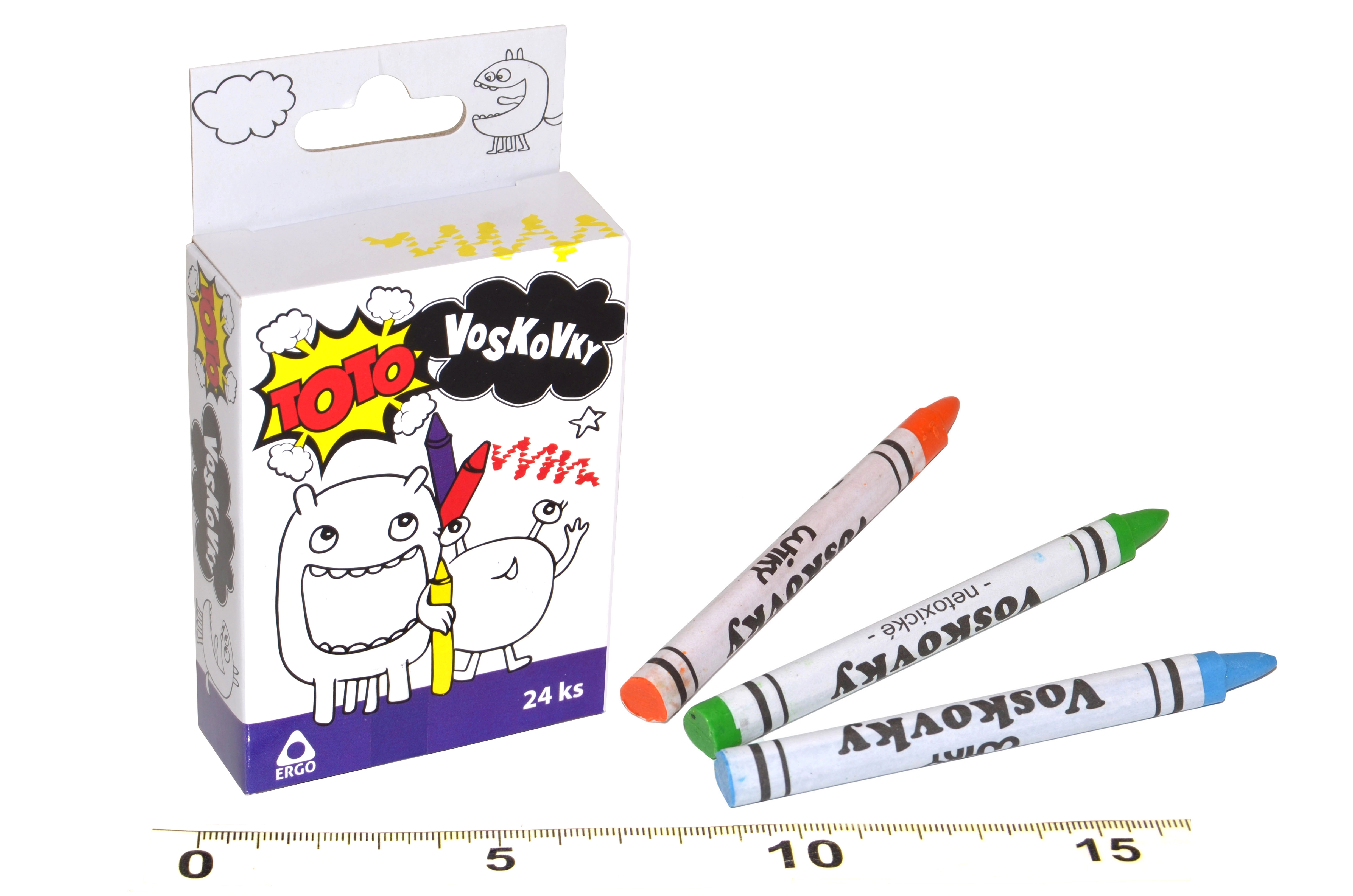 Levně Voskovky ERGO 24 ks