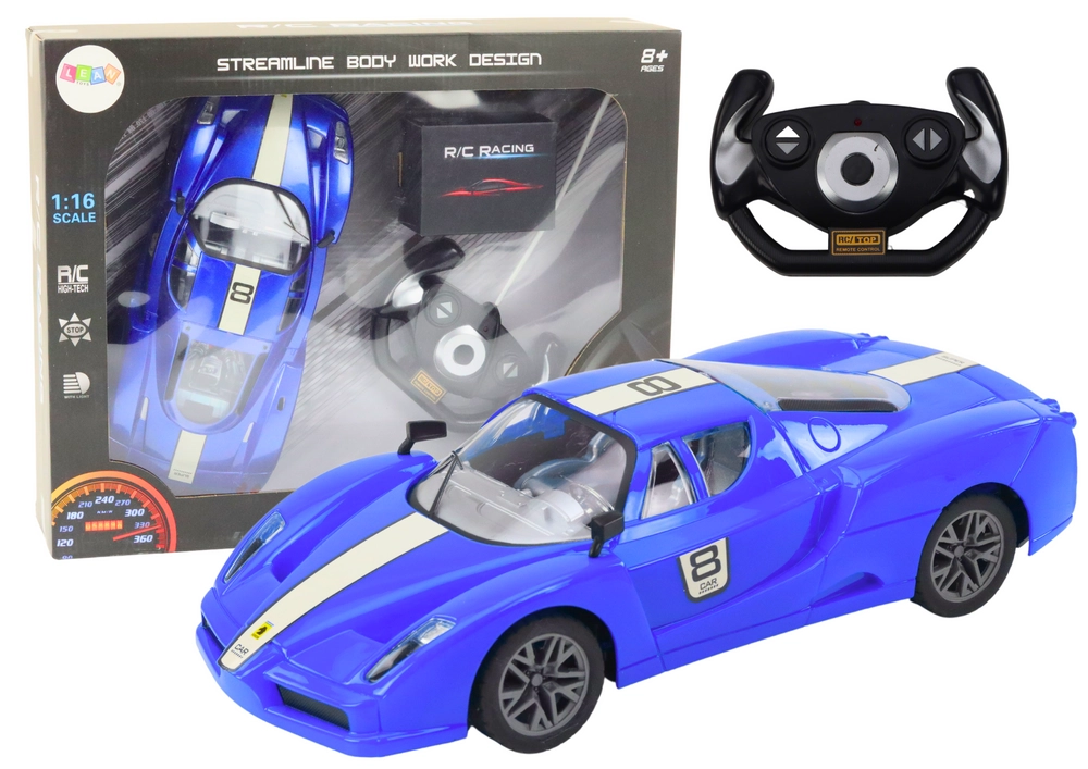 RC sportovní auto 1:16, modré