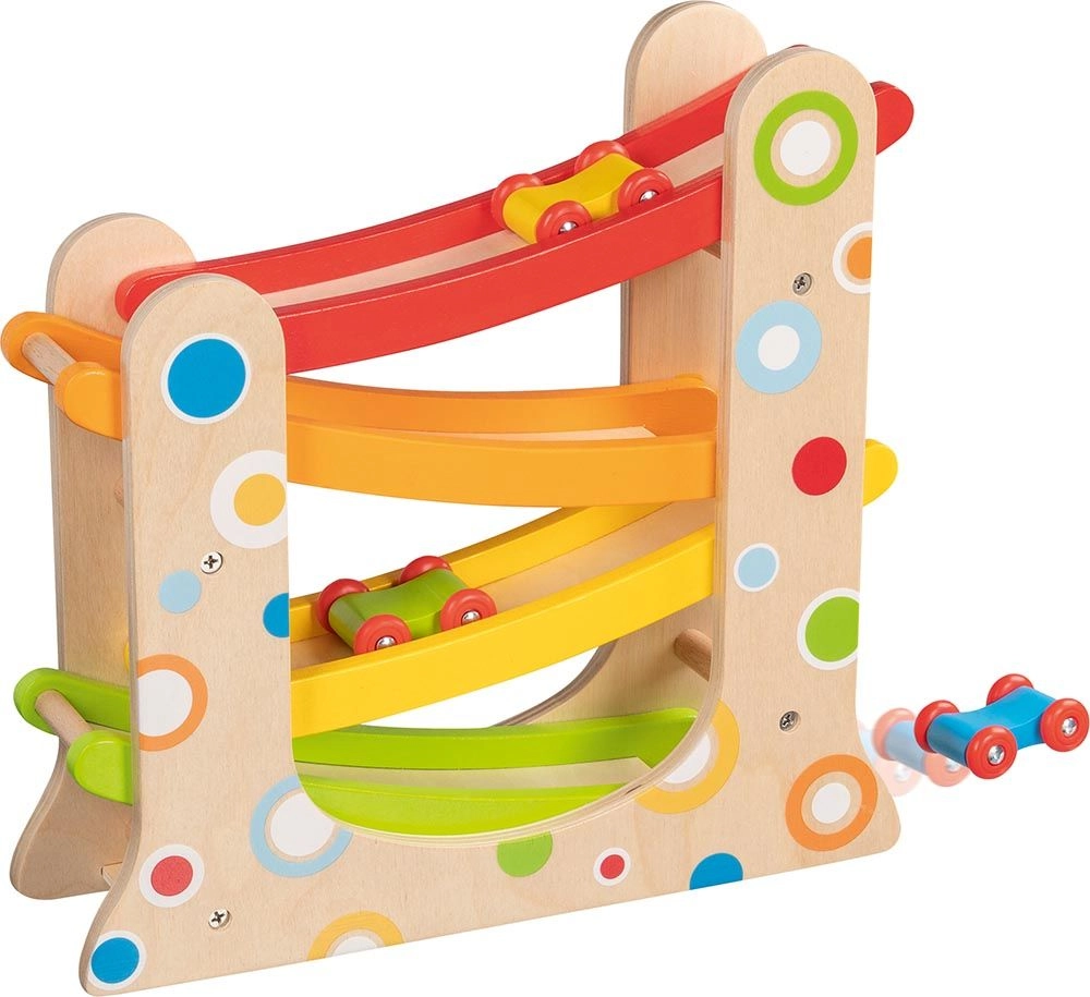 Závodní dráha - 3 auta Montessori