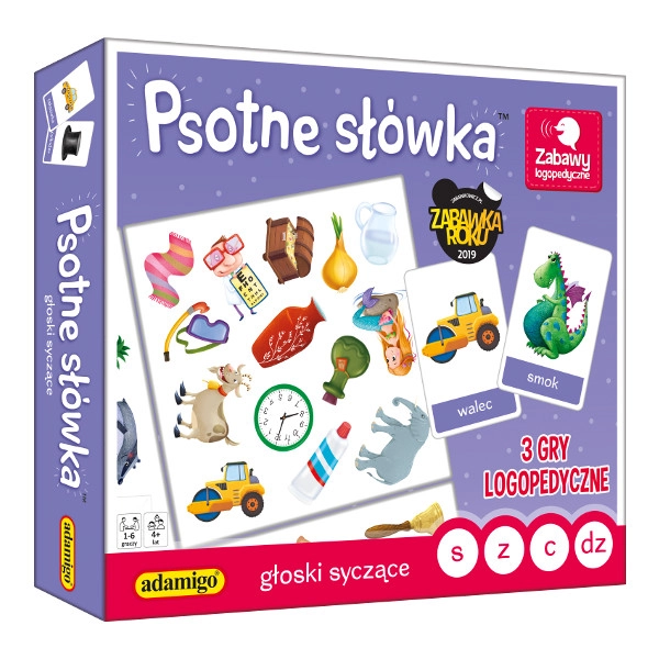 Psotná slovíčka – sykavky (logopedická hra)