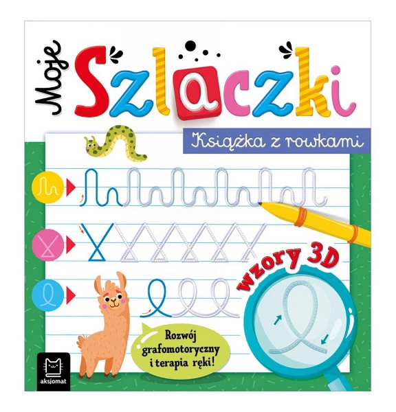 Moje šrafy – kniha s drážkami a 3D vzory