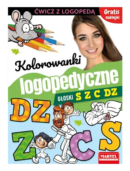 Logopedická omalovánka Hlásky S Z C Dz