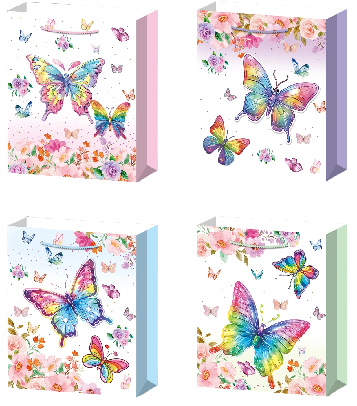 Dárková taška S duhový motýl