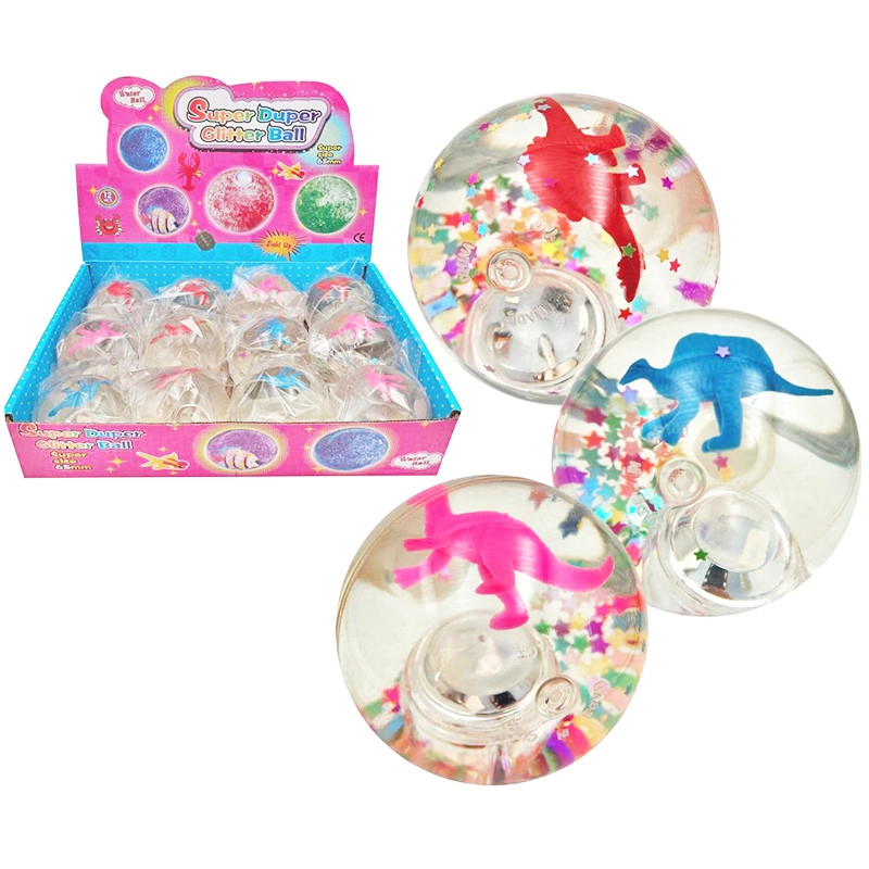 Skákací míček s dinosaurem 6,5 cm