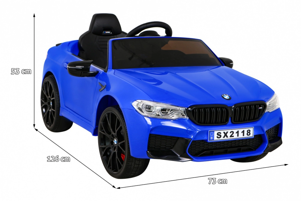 Levně Auto na elektrický pohon BMW M5 drift modré