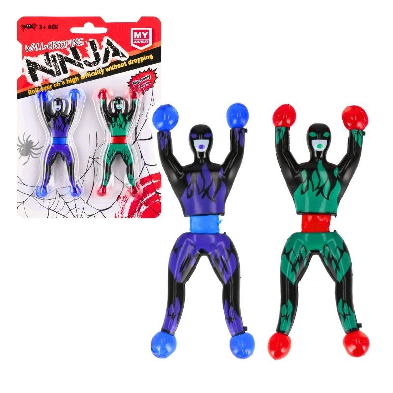 Lezoucí ninja na okno – 2 ks