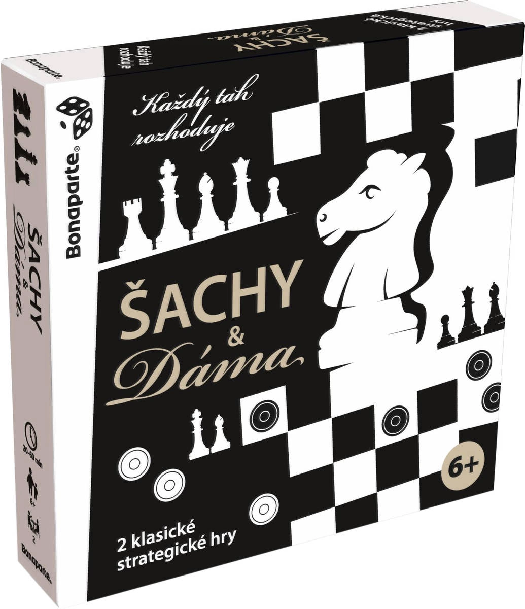 Bonaparte šachy a dáma 2v1