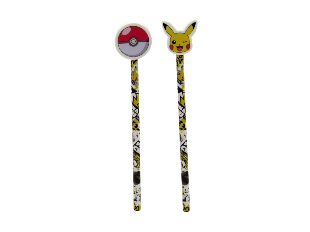 Levně Pokémon tužka s gumou