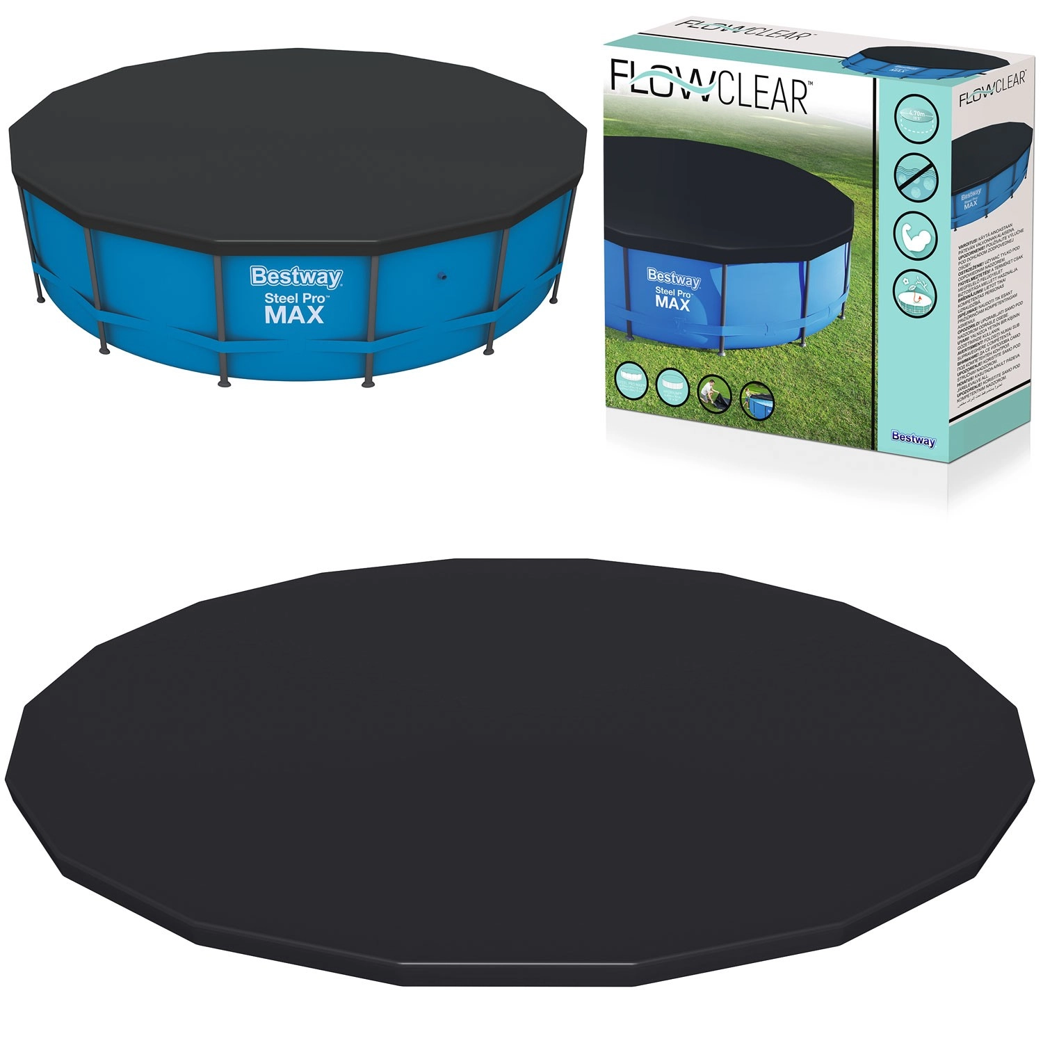 Krycí plachta na bazén 457 cm BESTWAY