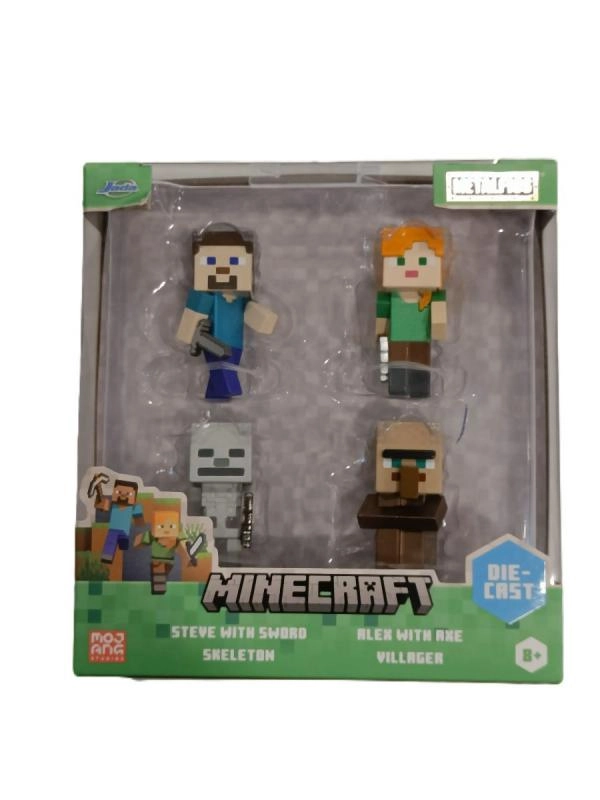 Jada Minecraft Figurky 2,5", sada 4 ks