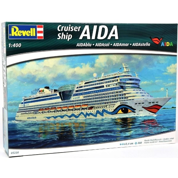 Plastikový model lodi AIDA Cruiser