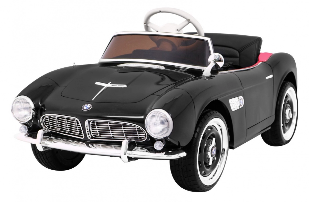 Levně Dětské elektrické auto BMW 507 retro, černý roadster