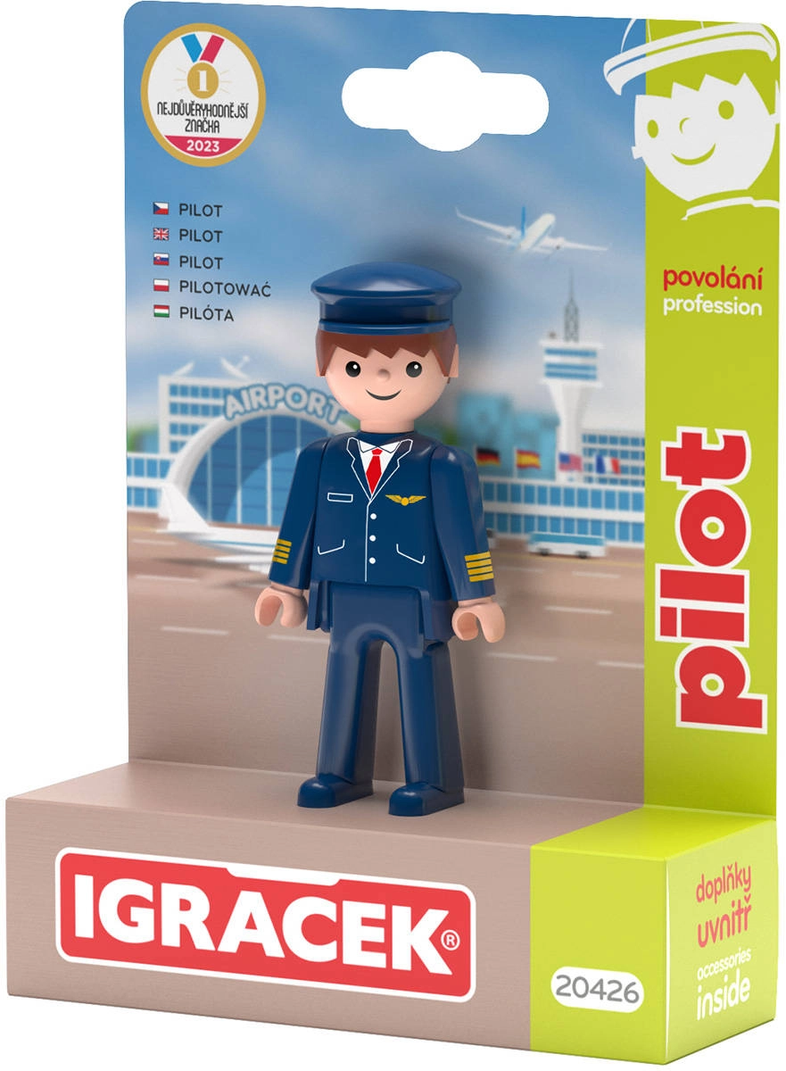 Igráček Pilot - figurka s příslušenstvím