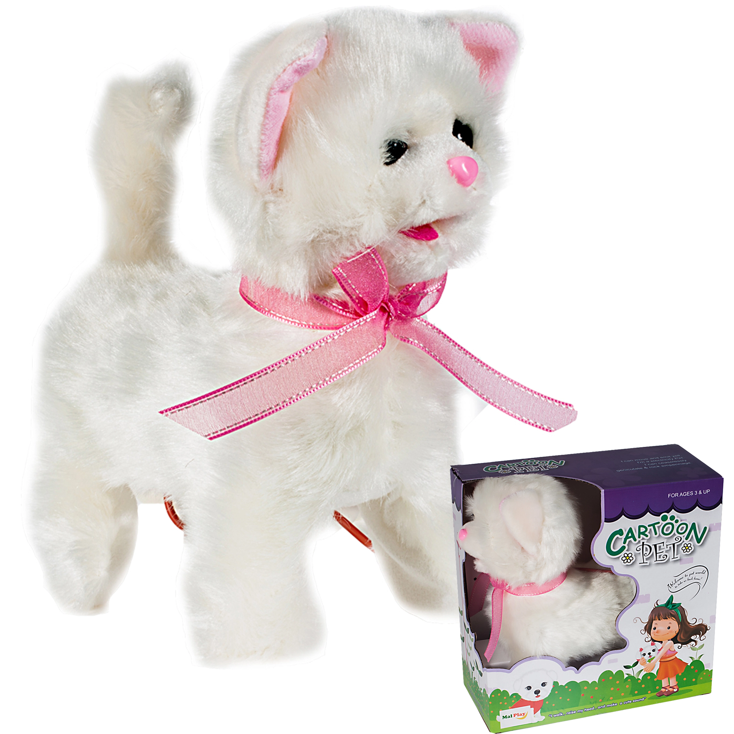 Koťátko na vodítku s ovládáním