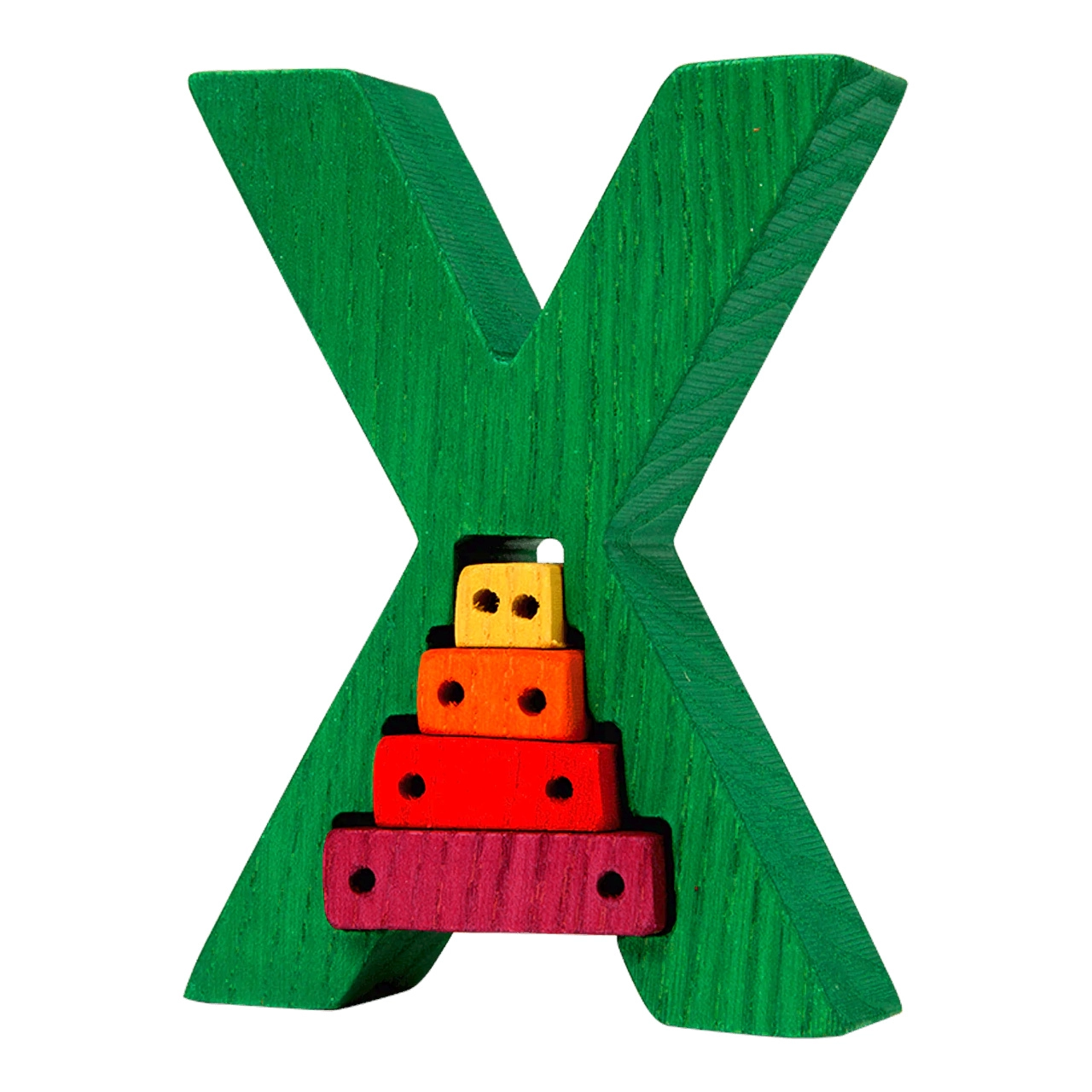 Levně Vkládací puzzle Fauna Abeceda písmeno X xylofón