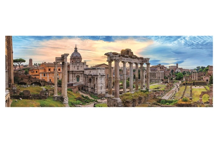 Clementoni puzzle panorama 1000 dílků Řím – Forum Romanum při západu slunce (High Quality Collection)