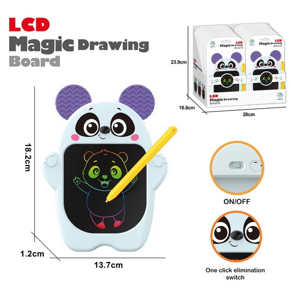 Kreslicí LCD tabulka panda 18,2 × 13,7 cm