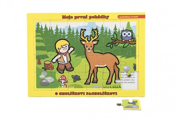 Levně Teddies deskové O Smolíčkovi Pacholíčkovi 26 x 17 cm Moje první pohádky 24 dílků