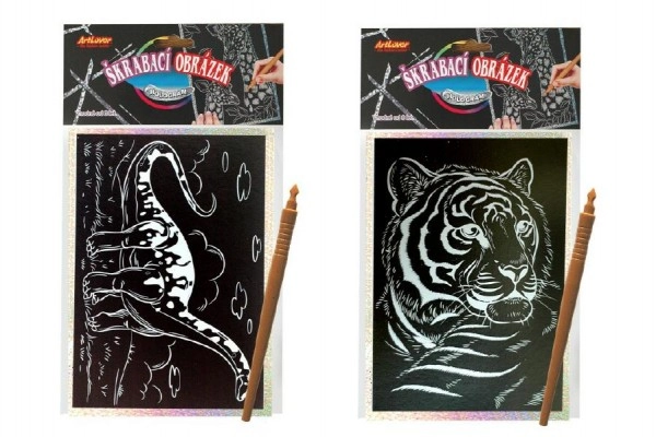 ARTLOVER Holografický škrabací obrázek Koťata