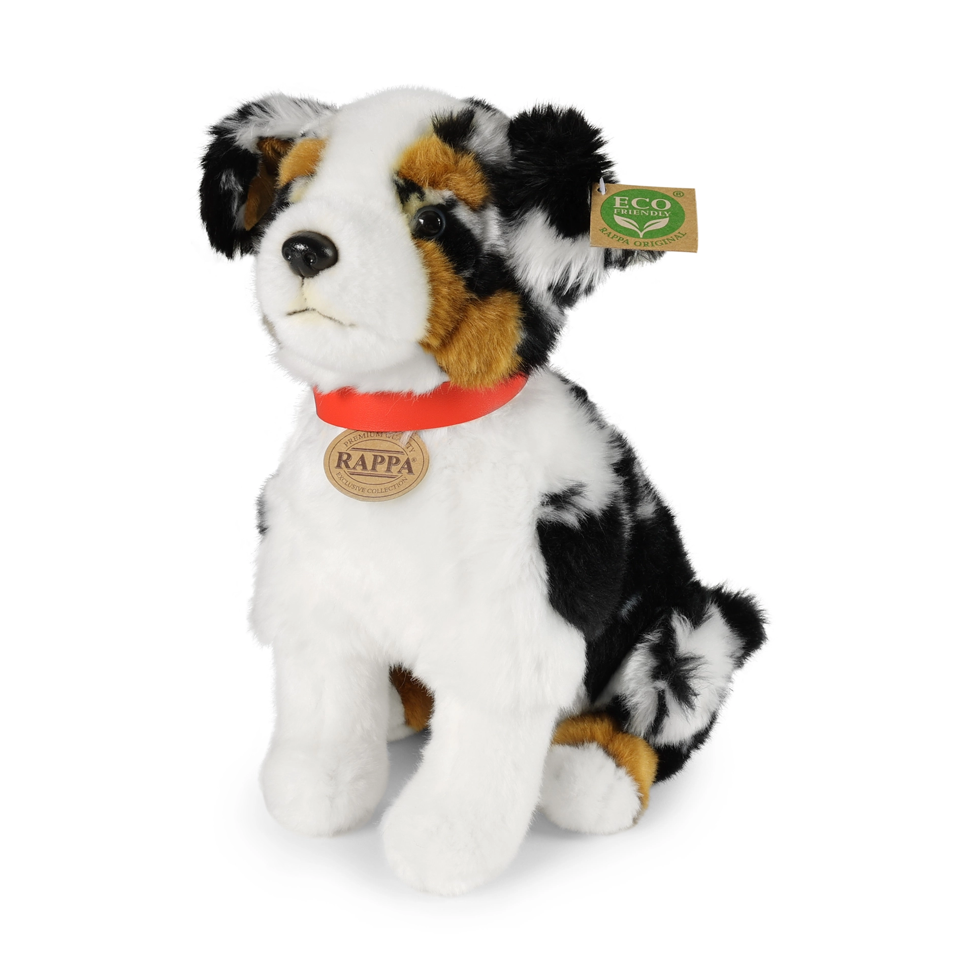 Plyšový pes australský ovčák 35 cm eco‑friendly