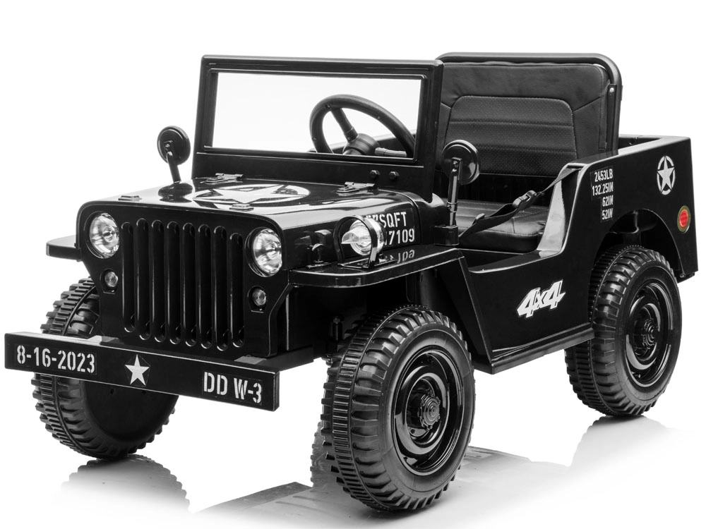 Levně elektrické autíčko Willys s dálkovým ovládáním PA0263 černá