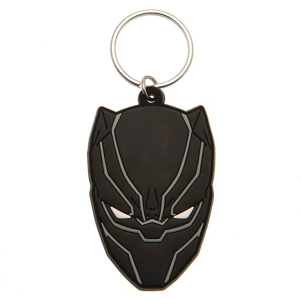 Levně Gumová Klíčenka Black Panther