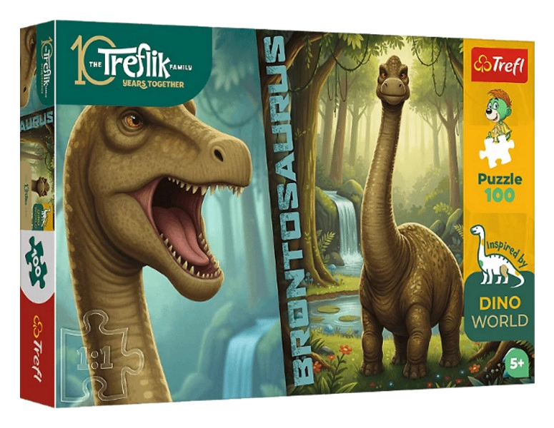 Inspired By Dino World puzzle brontosaurus 100 dílků