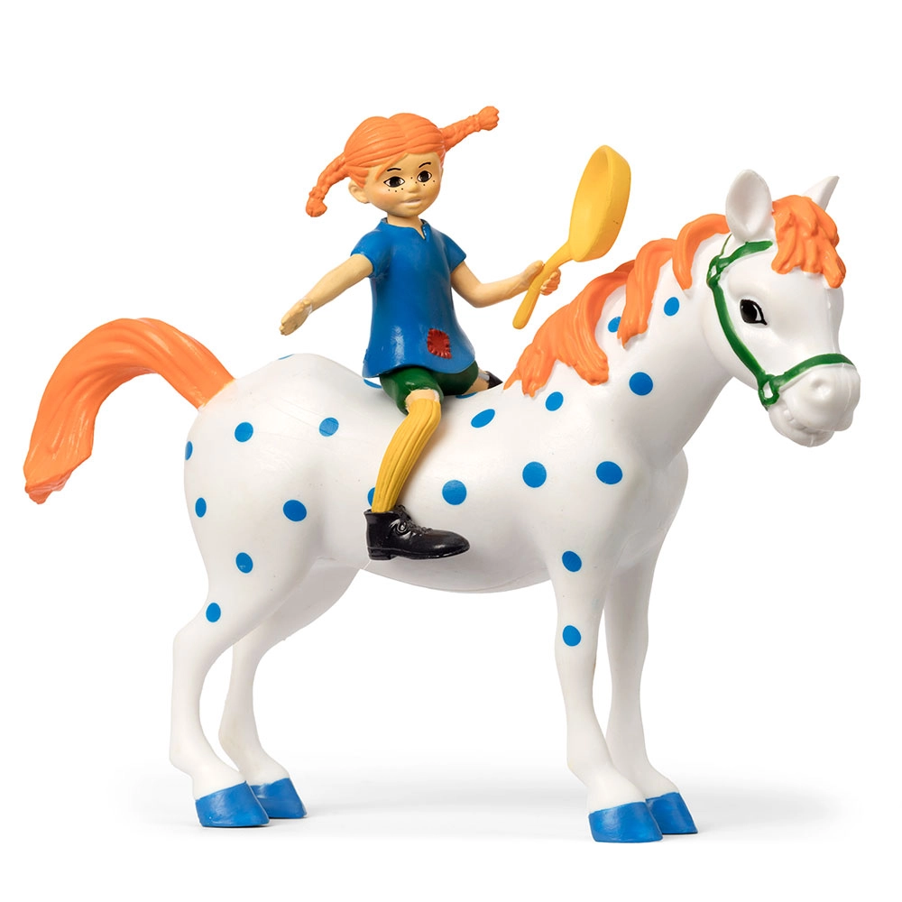 Figurka Pippi Dlouhá punčocha s koněm Alfonso a pánví