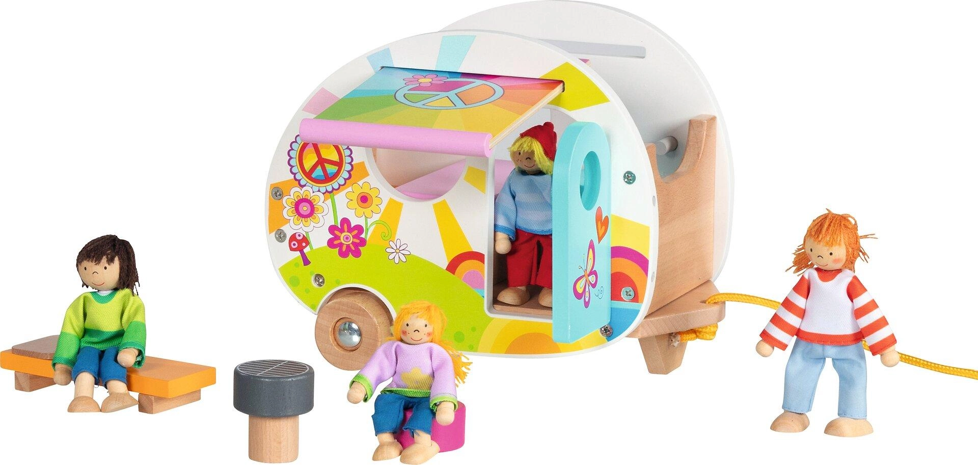 Nábytek pro panenky - Obytný karavan vybavený (Goki)