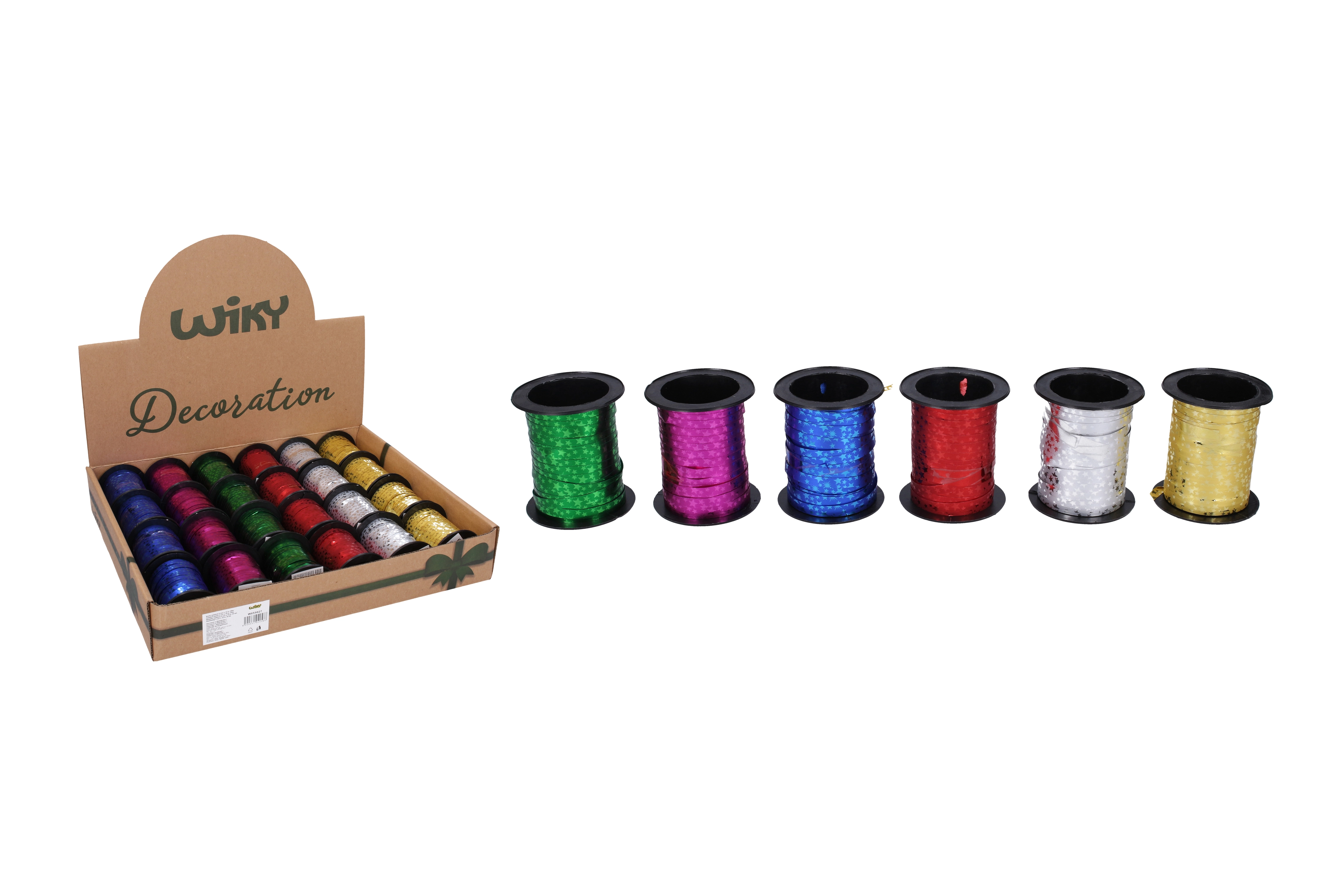 Ozdobná stuha s hvězdičkami 5 mm x 10 m