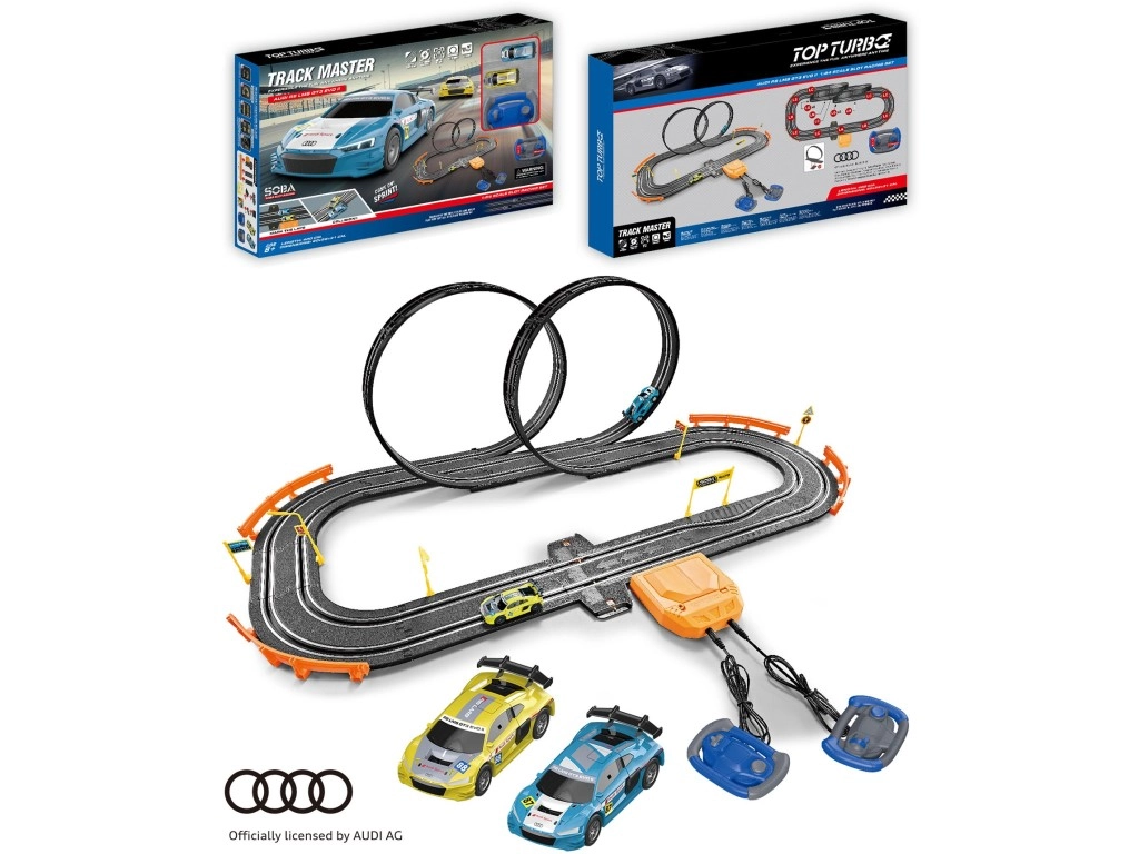 Autodráha Audi na baterie 90 × 52 cm
