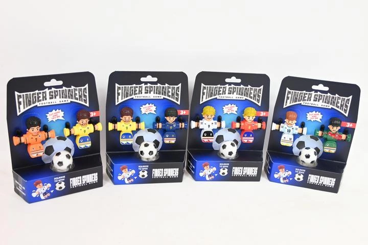Finger spinners stolní mini fotbálek – 2 hráči a míček