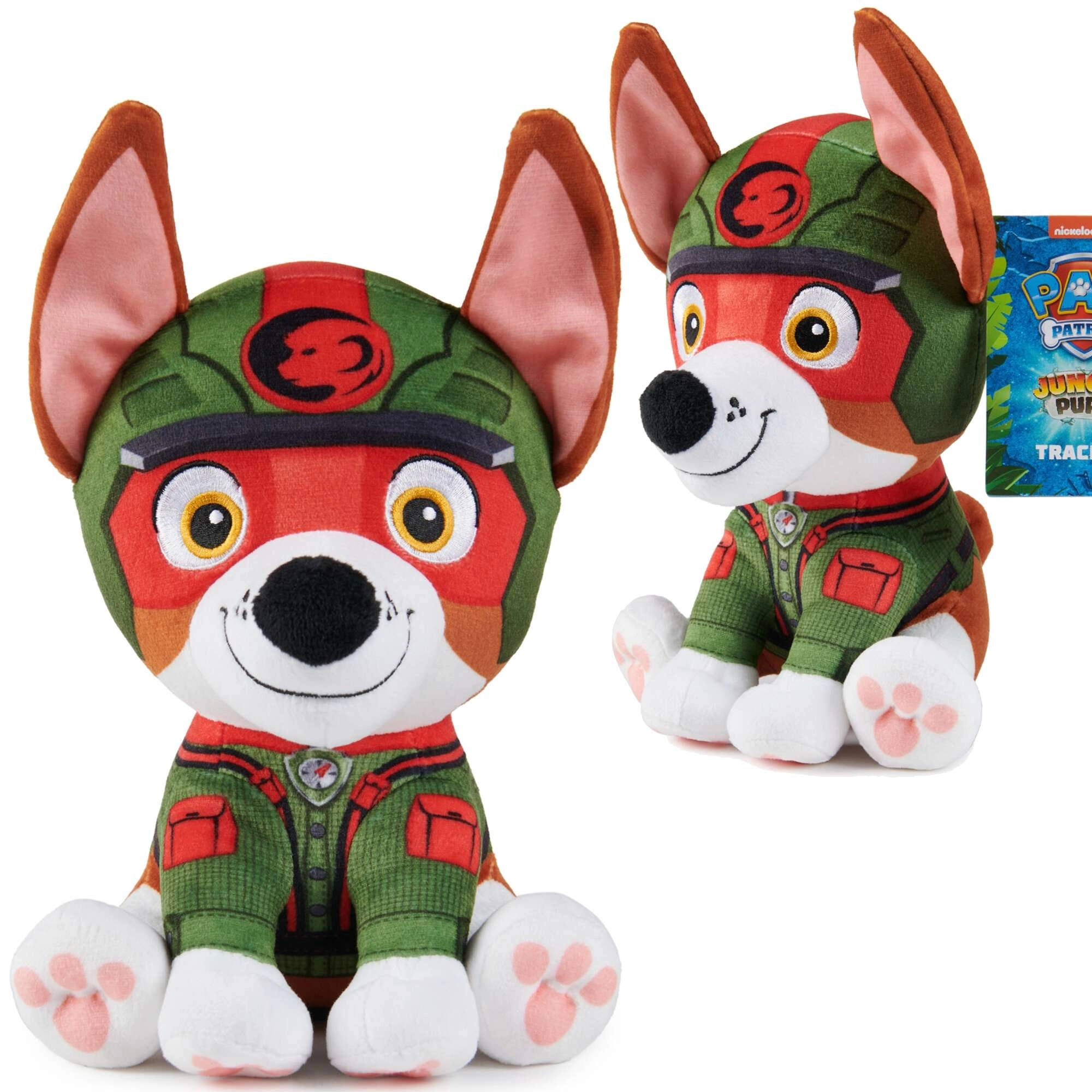 Plyšák PAW PATROL Tracker Jungle Pups 18 cm