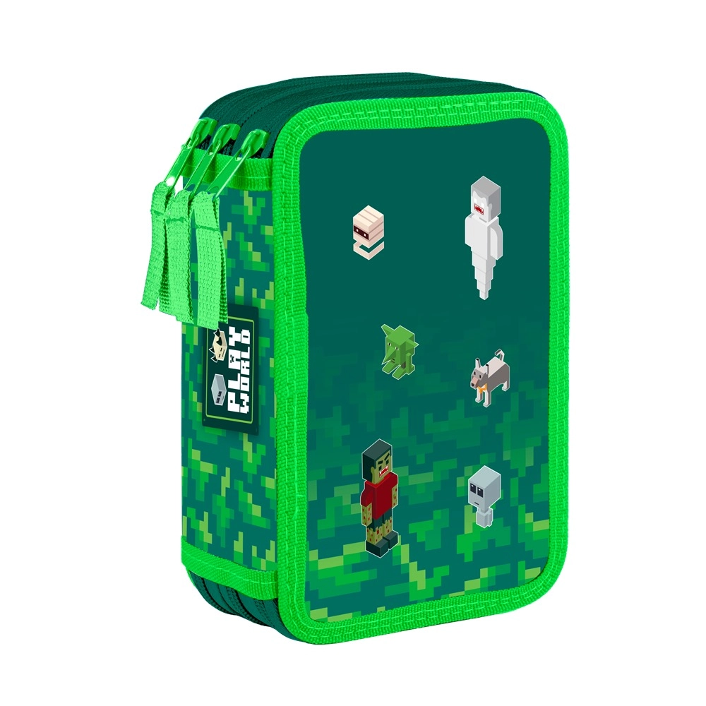 Penál 3 p. prázdný Playworld KARTONPP