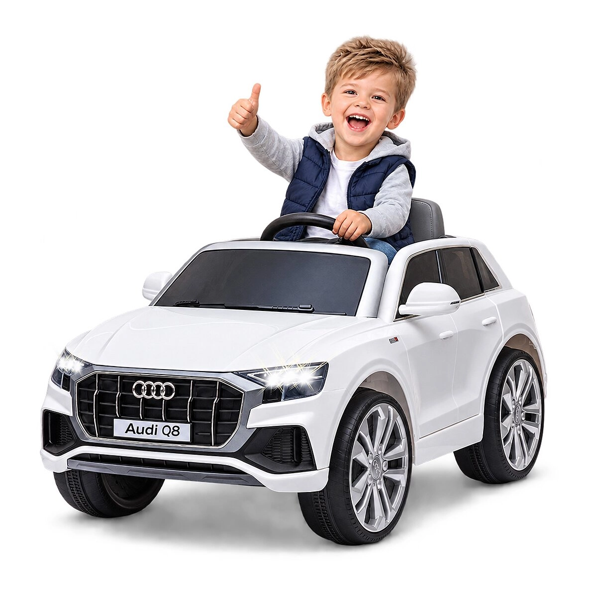 Dětské elektrické autíčko Jamara Audi Q8 12V bílé