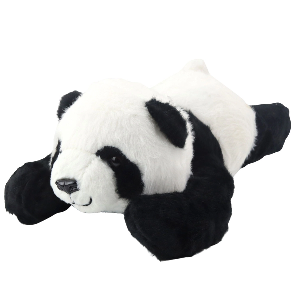Plyšová ležící panda 30 cm černo-bílá